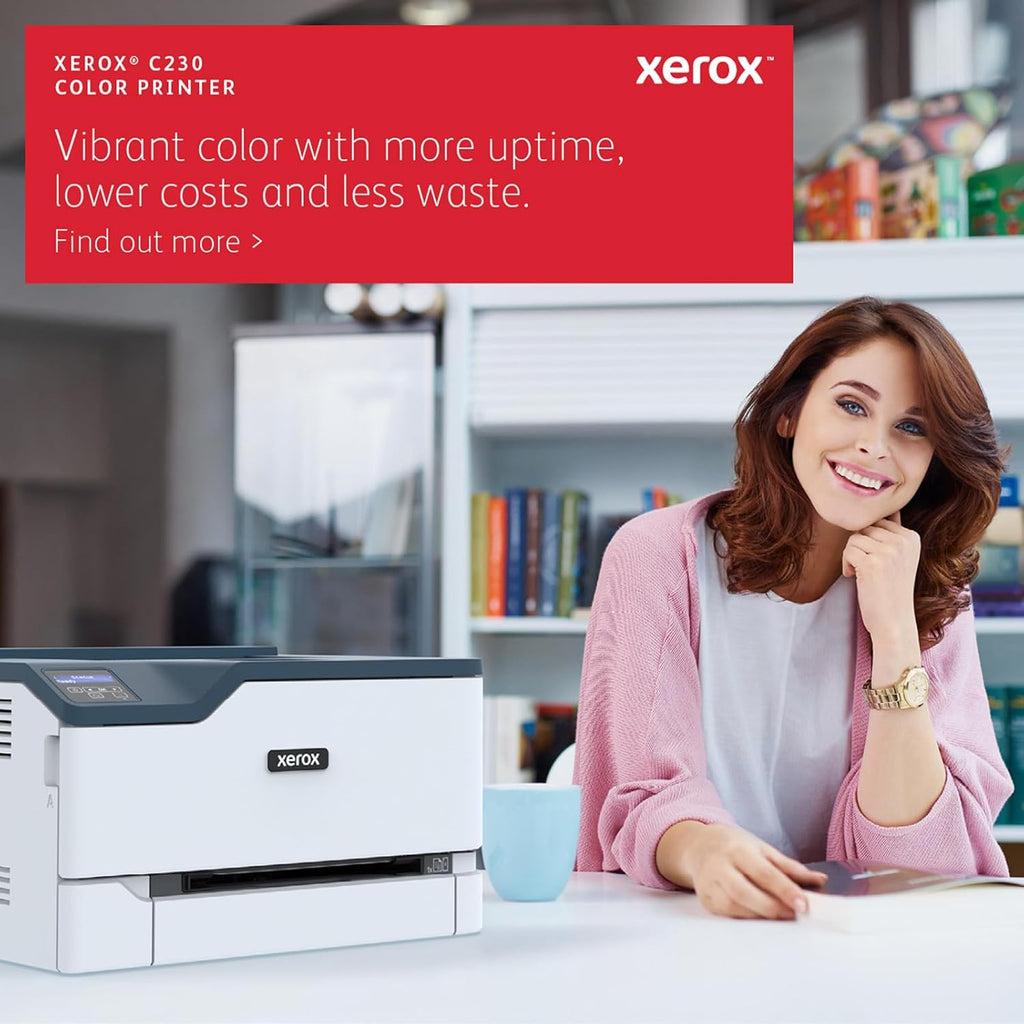 Xerox C230dni Wireless Color Laser Printer for Home Office – 24ppm, Automatic 2-Sided Printing, Wireless Printer for Computer, Laptop & Mobile Ready