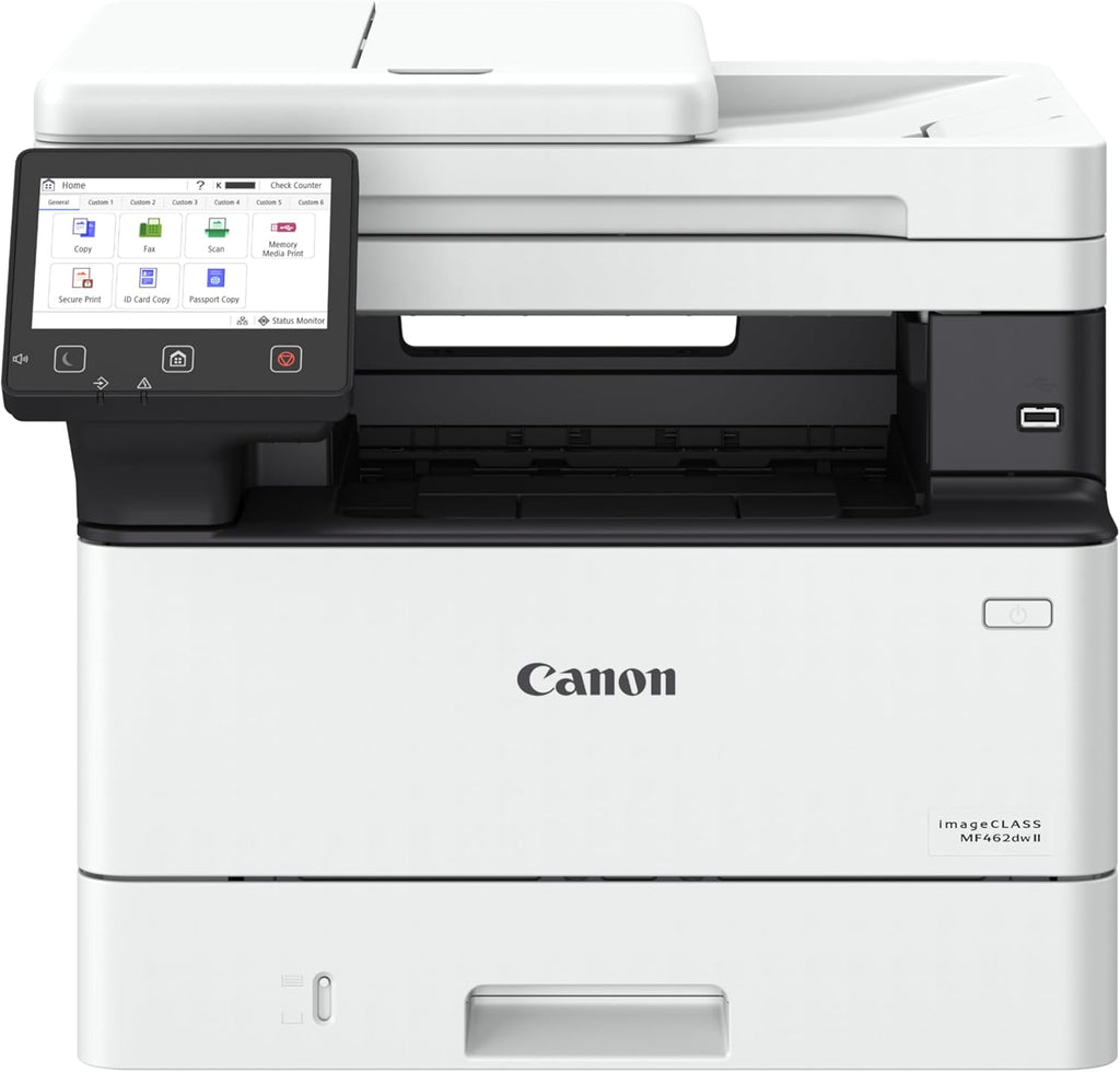 Canon imageCLASS MF462dw II - Monochrome Wireless Duplex Laser Printer with Print, Copy, Scan, Fax, Expandable Paper Capacity and 3 Year Limited Warranty, 37 PPM