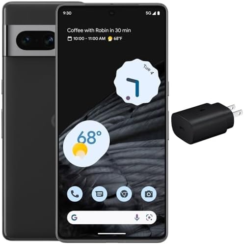 Google Pixel 7 Pro 5G, US Version, 128GB, Obsidian - Unlocked (Renewed)