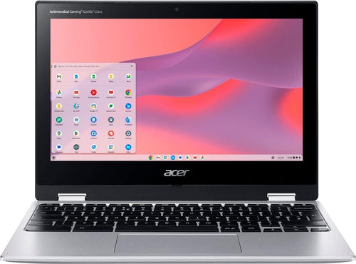 Acer - Chromebook Spin 311| 11.6" 2-in-1 Touch Screen Laptop|MediaTek Kompanio 500 MT8183C|4GB LPDDR4X|64GB eMMC (Pure Silver) (CP311-3H-K5WQ)