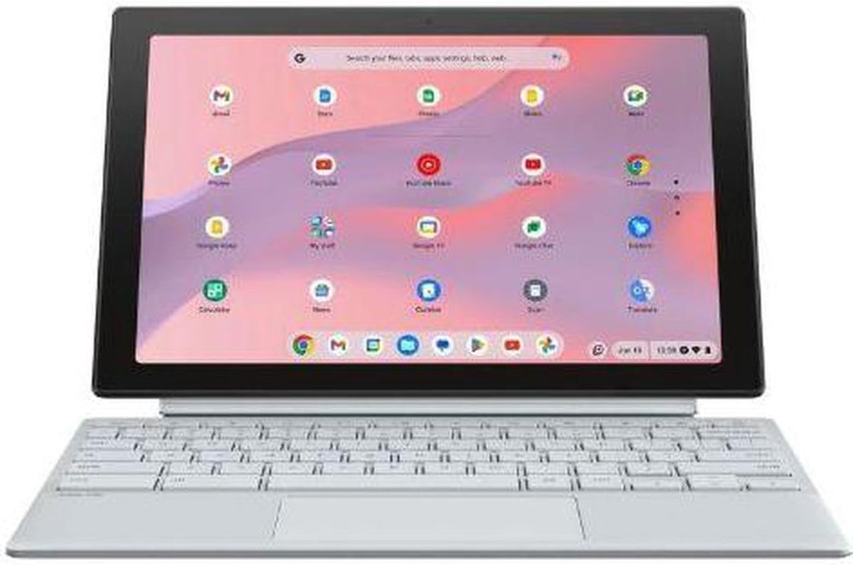 ASUS Chromebook 10.5" WUXGA Touch Laptop MediaTek Kompanio 520 2.0 GHz ARM Mali-G52 MC2 8GB LPDDR4X 128G eMMC ChromeOS - CM3001DM2A-WS88T-S