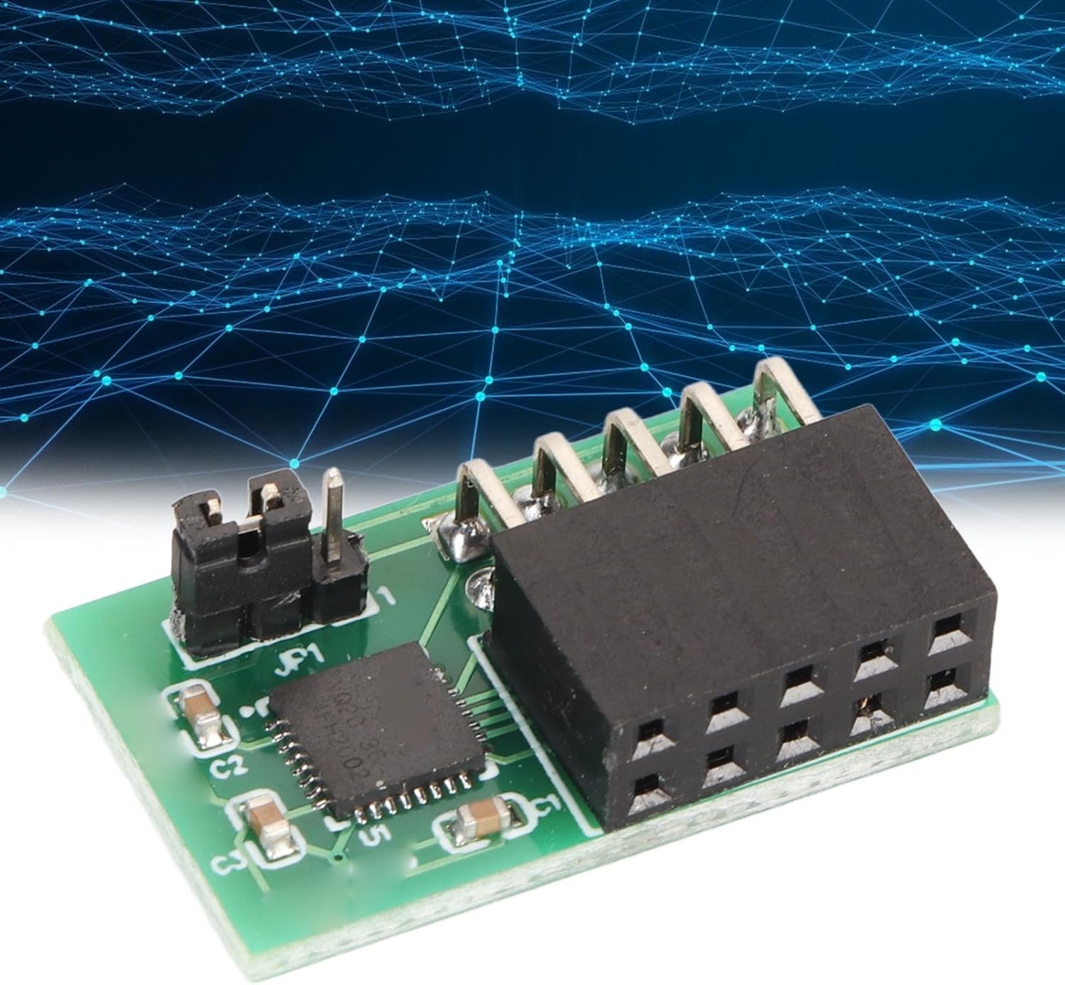 2.0 Module, 10Pin Module Motherboard, SPI Interface Encryption Security Module for SuperMicro AOM TPM 9670V S