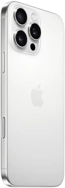 Apple iPhone 16 Pro, US Version, 256GB, White Titanium - Unlocked (Renewed Premium)