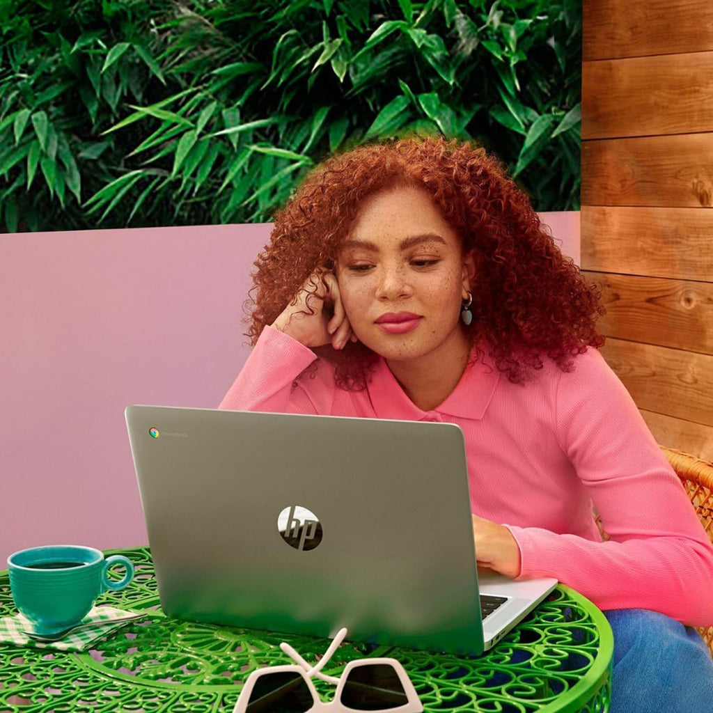 HP Chromebook Laptop for Business and Student, 14" HD Anti-Glare Display, Intel Celeron N4120 (Up to 2.60 GHz), 4GB RAM, 64GB eMMC, Webcam, Long Battery Life, USB-C, HDMI, PDG HDMI Cable, Chrome OS