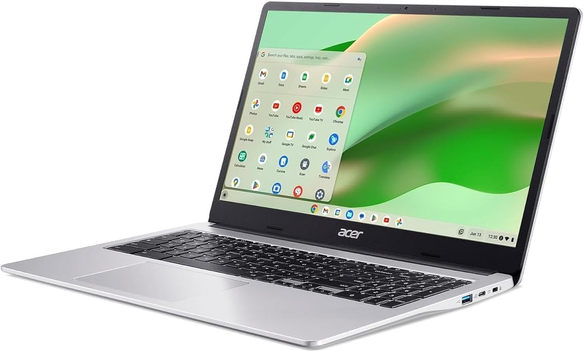 Acer Chromebook 315 Laptop (15.6" FHD, Intel Celeron N4500, 4GB RAM, 128GB Storage (64GB eMMC + 64GB SD Card) Home & Student, Long Battery Life, Numeric KB, Wi-Fi, Webcam, IST Hub, Chrome OS, Silver