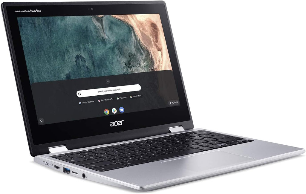 acer Chromebook Spin 311 Convertible Laptop | Intel Celeron N4000 | 11.6" HD Touch Corning Gorilla Glass Display | 4GB LPDDR4 | 64GB eMMC | Intel 802.11ac Gigabit WiFi 5 | Chrome OS | CP311-2H-C7QD