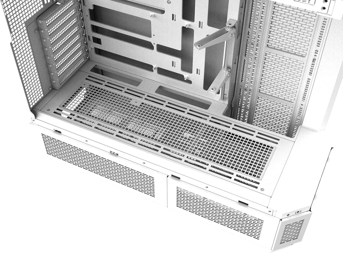 Thermaltake View 600 TG; Full Tower; 420mm Radiator Support; 480mm GPU Clearance; Hidden Connector Support; Rotatable PCIe Slots; 220mm PSU Clearance; Snow; CA-11H-00F6WN-00