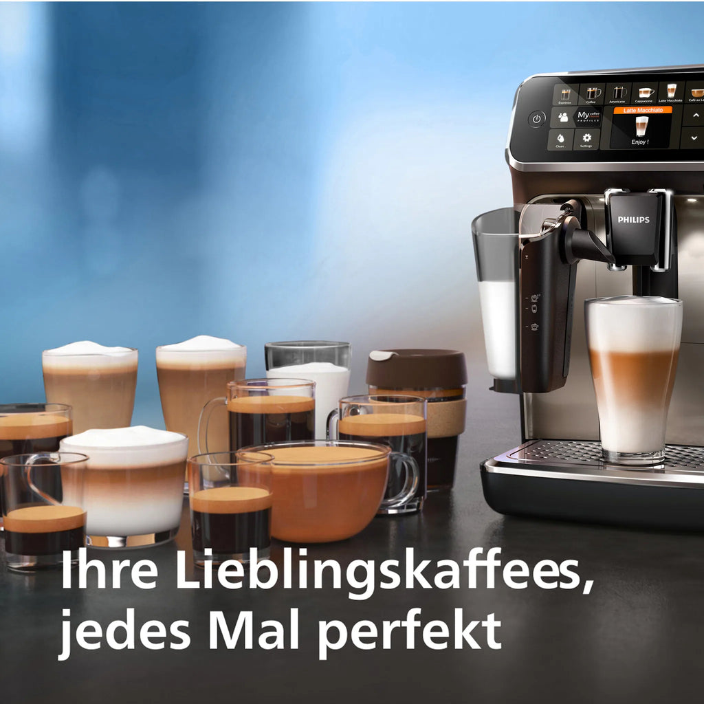 Philips EP5447/90 5400 Series LatteGo Kaffeevollautomat Schwarz