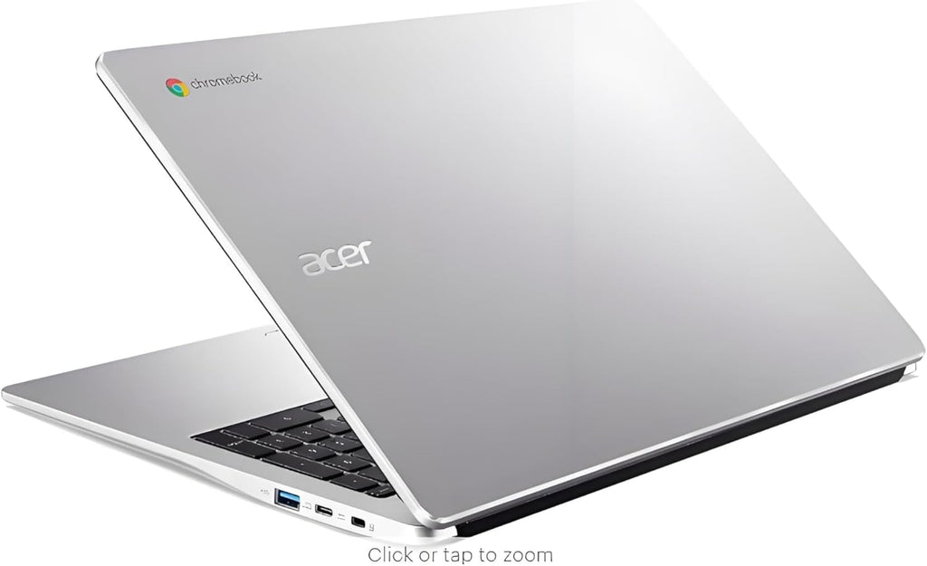 ACER Chromebook 315 15.6" HD Laptop Intel Pentium N6000 4GB LPDDR4X 128GB eMMC with Protective Sleeve - Silver