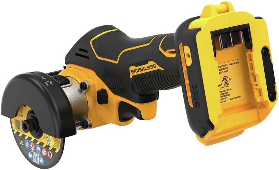 DEWALT DCS438BR 20V MAX XR Brushless Lithium-Ion 3 in. Cordless Cut-Off Tool (Tool Only) (Renewed)