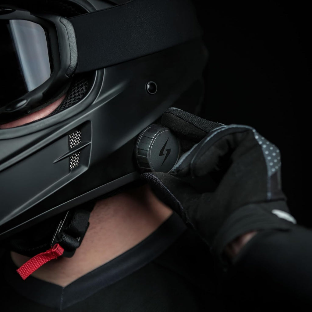 Syphon SoundPro: Ultra-Thin 9.6mm Bluetooth Moto Headphones - Glove-Friendly Controls, Massive Sound, IP55 Waterproof, Built-In Mic, Universal Fit With Any Dirt Bike, Snowmobile, and Motorcycle Helmet