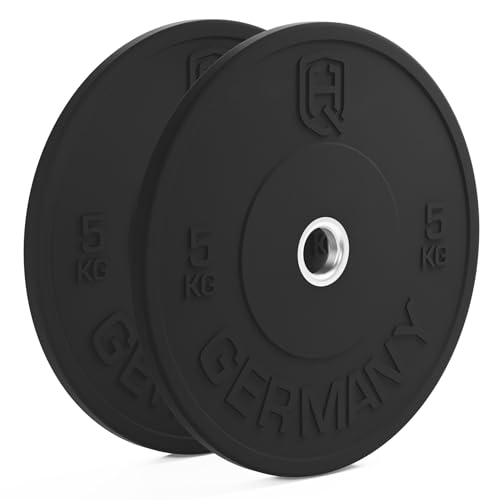 HQ Germany 50mm Vollgummi Bumper Plates - Gewichtsscheiben Set für Training ✨