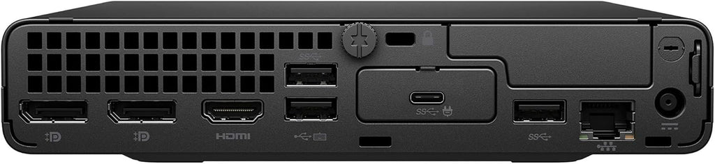 HP Pro Mini PC Desktop Computer for Business Daily Remote Work, Intel Core i7-12700T, Ultra Slim Design, 16GB DDR4 RAM, 256GB PCIe SSD, Keyboard & Mouse, DP 1.4, HDMI 2.1, Windows 11 Pro, Carbon Black