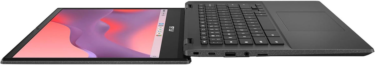 ASUS CM14 Chromebook 14 inch FHD Display Laptop, MediaTek Kompanio 520 Processor, 4GB Memory, 64GB eMMC, Media Card Reader, Gravity Gray, Chrome OS with TGY Accessories