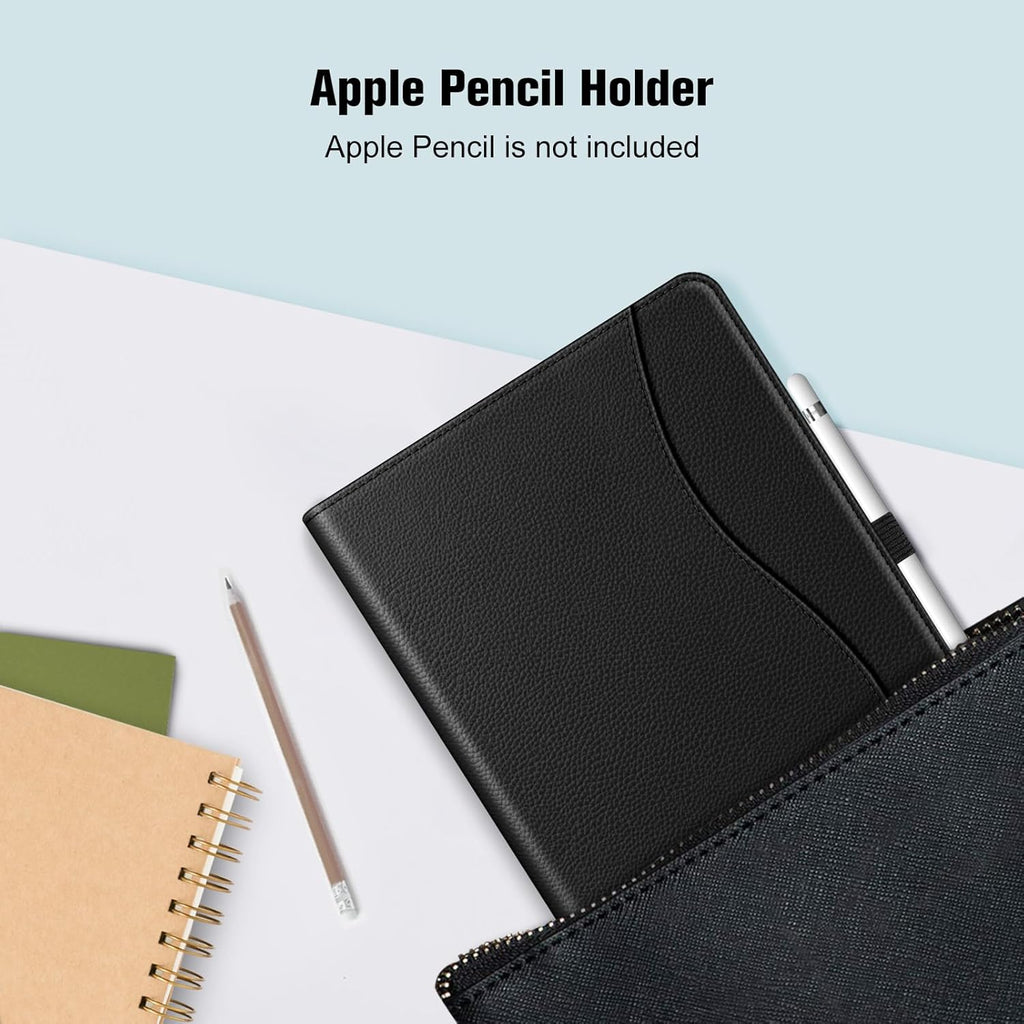 Fintie Case for iPad 9th / 8th / 7th Generation (2021/2020/2019) 10.2 Inch - Corner Protection Multi-Angle Viewing Stand Cover with Pocket & Pencil Holder, Auto Sleep Wake, Black