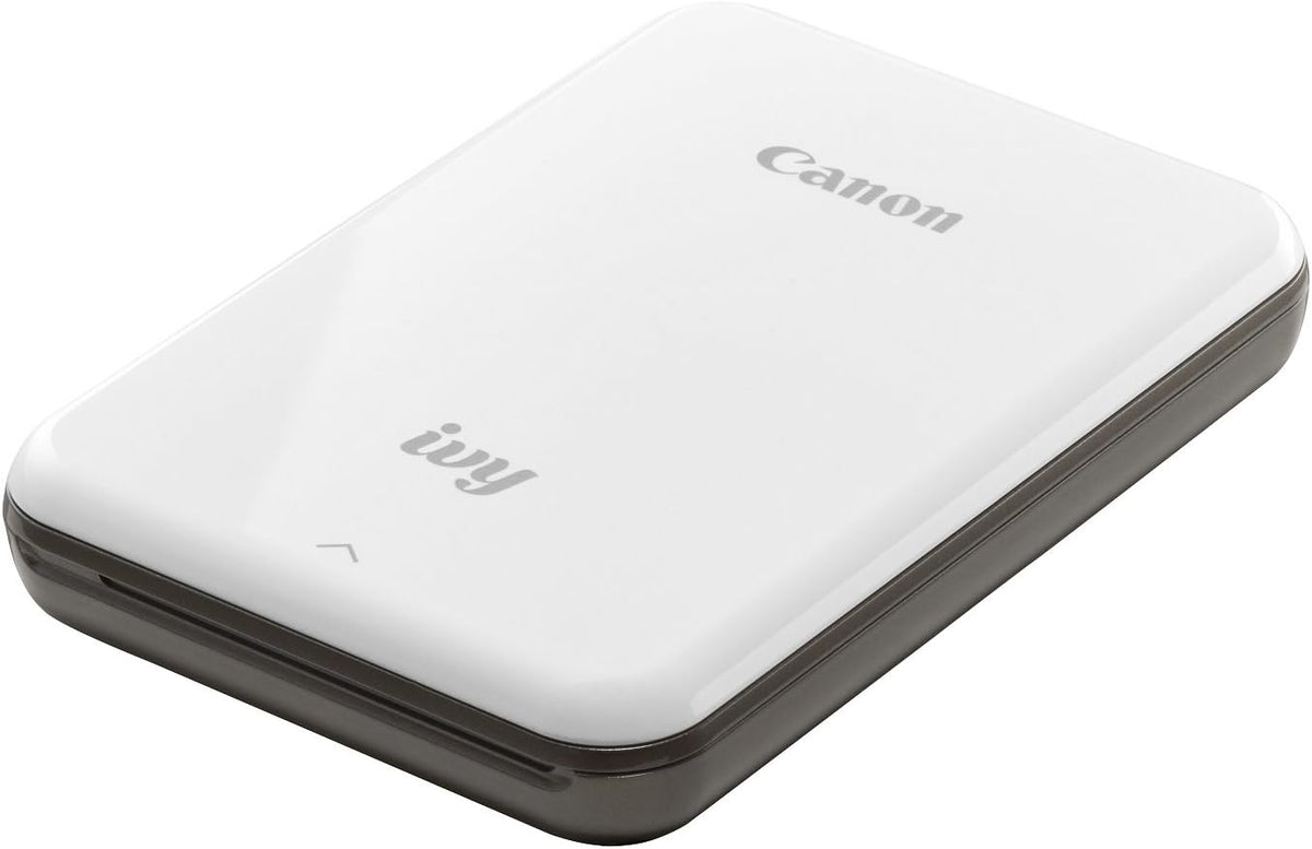 Canon IVY Mini Photo Printer for Smartphones (Slate Gray) - Sticky-back prints, Pocket-size