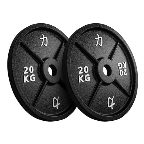 Strength Shop Gusseisen Hantelscheiben: Robuste 50mm Gewichtsscheiben für Langhantel ✨