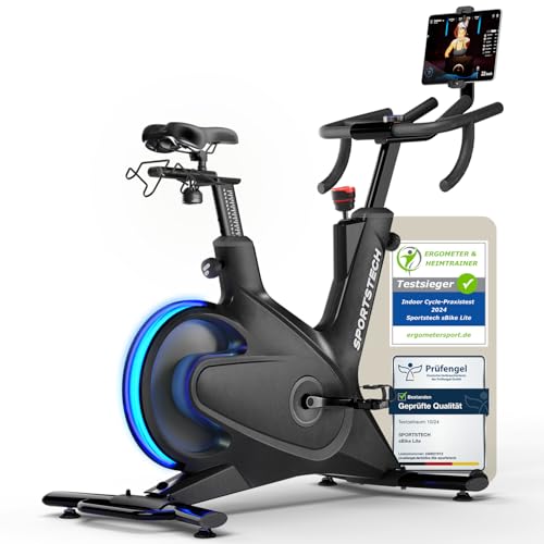 Sportstech Sbike Lite: Heimtrainer mit App & Tablet-Halterung ✨