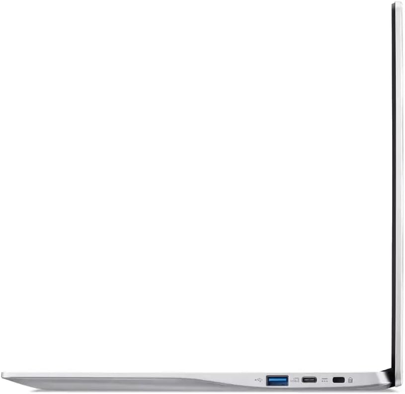 acer Chromebook 315 Laptop, 15.6" HD Laptop, Intel Pentium N6000, 4-Core, 4GB LPDDR4X, 128GB eMMC, Webcam, WiFi 6, Chrome OS, Protective Sleeve, Silver, TWE 64GB Micro SD Card