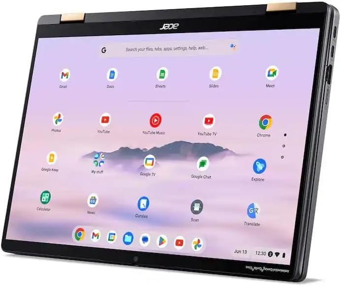 acer Chromebook Plus Spin 714 2-in-1 14" Touchscreen WUXGA IPS Laptop with Google AI, Intel Core Ultra 5 115U, 8GB LPDDR5 256GB SSD, Backlit KB Wi-Fi6E Chrome OS, Steel Gray, w/2TB USB Drive, W/GaLiMu