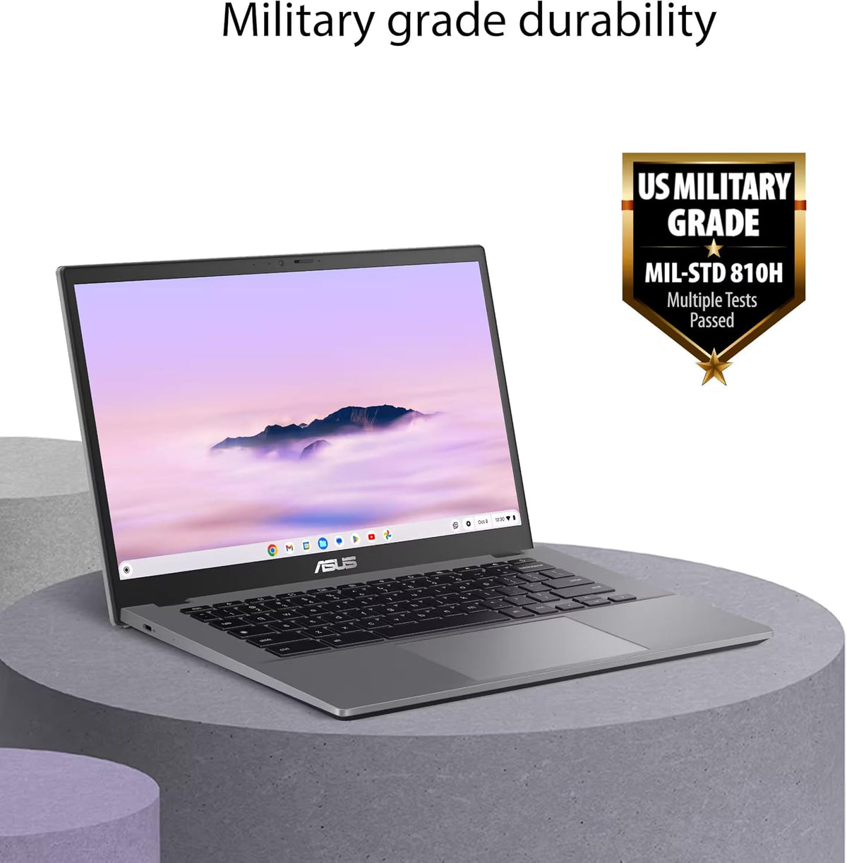 ASUS Chromebook Plus CX34 Laptop (14" FHD Touchscreen, Intel Core i5-1335U, 8GB RAM, 256GB Storage (128GB+128GB SD)) Enterprise Business, Student, 1080p Webcam, IST HUB, Google AI, Wi-Fi 6E, Chrome OS