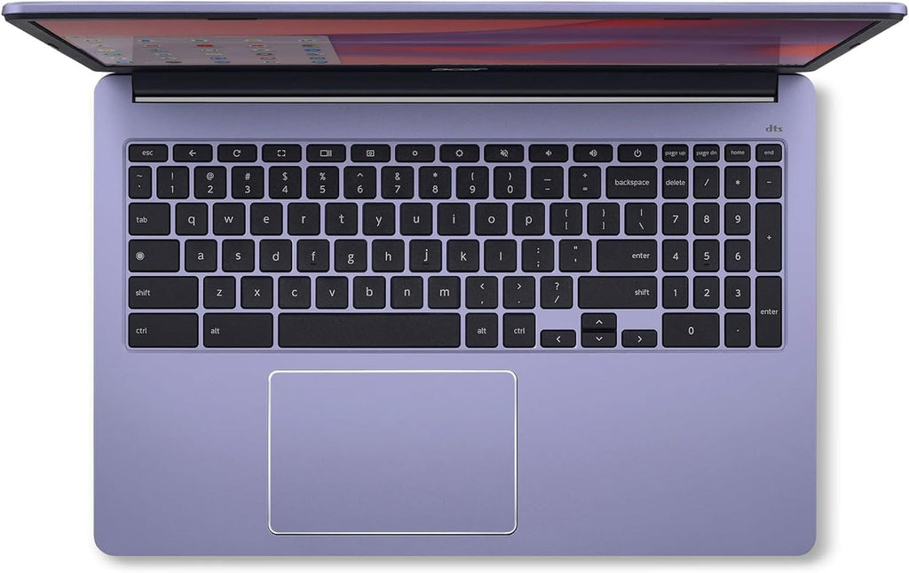 Acer Chromebook 15.6in Full HD IPS LCD in Lavender Intel Processor Up to 2.8GHz 4GB DDR4 64GB eMMC Intel 4K Graphics 6th Gen WiFi Webcam Chrome OS (CB315P - Renewed)