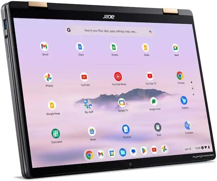 acer Chromebook Plus Spin 714 2-in-1, Intel Core Ultra 5 115U, 8GB LPDDR5 1TB SSD, 14" Touchscreen WUXGA IPS Laptop with Google AI,Backlit KB Wi-Fi6E Chrome OS, Steel Gray, w/2TB USB Drive, W/GaLiMu