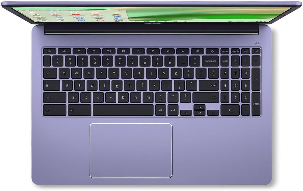 Acer Chromebook Flagship Laptop Computer Light, 15.6" FHD Display, DualCore Intel Celeron N4500, 4GB RAM, 128GB Storage (64GB eMMC+64GB Card), Wi-Fi 6, 10+ Hrs, Chrome OS +HubxcelAccessory Purple