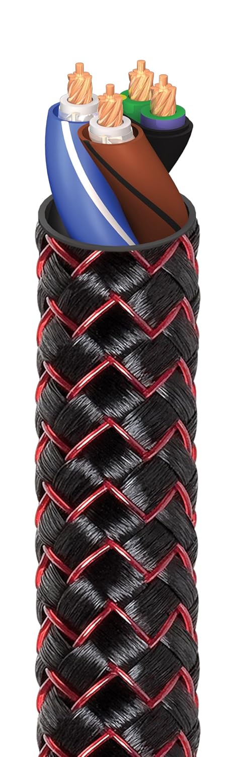 AudioQuest NRG-Z3 Power Cable (1m, 1 x C13 > 1 x 3-Prong Wall Plug)