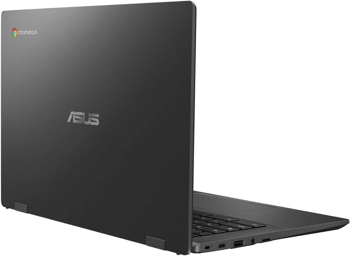 ASUS CM14 Chromebook 14 inch FHD Display Laptop, MediaTek Kompanio 520 Processor, 4GB Memory, 64GB eMMC, Media Card Reader, Gravity Gray, Chrome OS with TGY Accessories