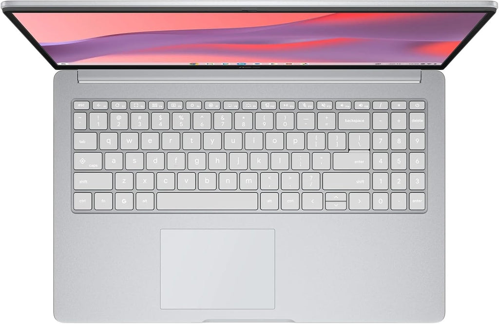 ASUS CX15 15.6 inch FHD IPS Chromebook Laptop Intel Celeron N4500 4GB RAM 128GB eMMC Pure Gray