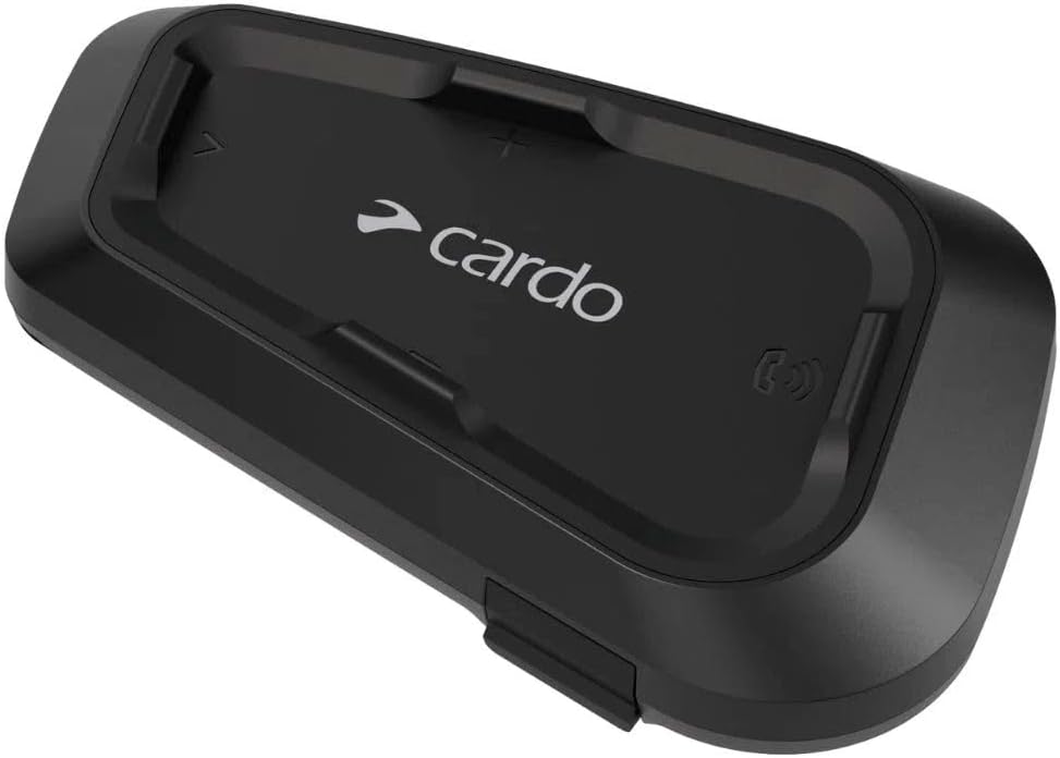 Cardo Systems Spirit Motorcycle Bluetooth Communication Headset - Black, Dual Pack