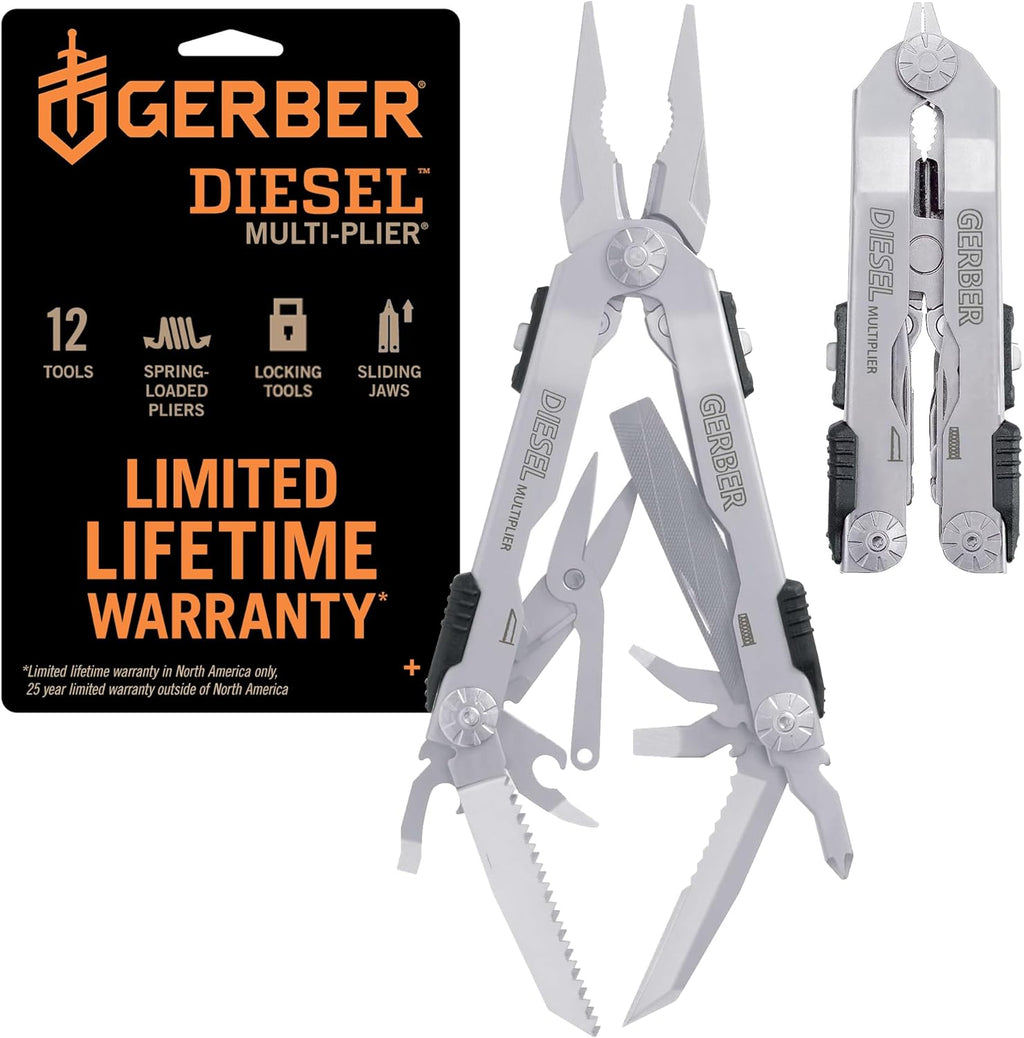 Gerber Gear Diesel Multi-Plier, Stainless Steel 22-01470