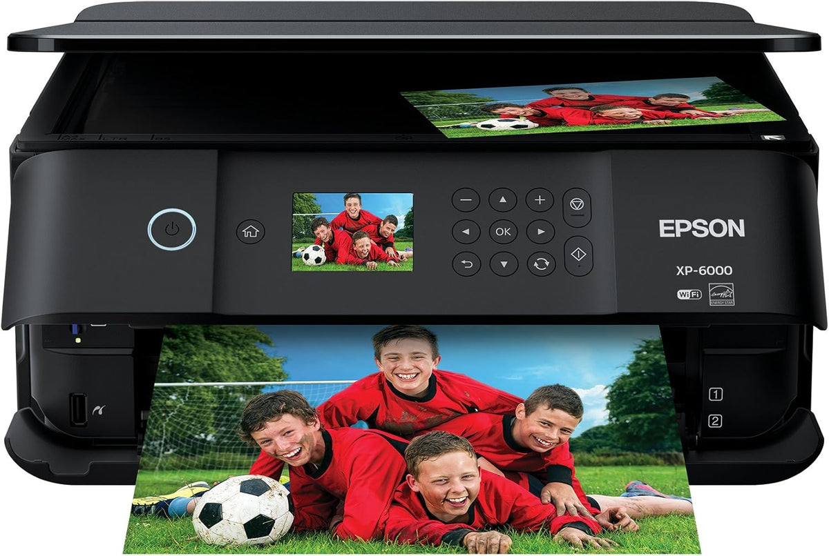 Epson Expression Premium XP-6000 Wireless Color Photo Printer with Scanner & Copier, Amazon Dash Replenishment Ready