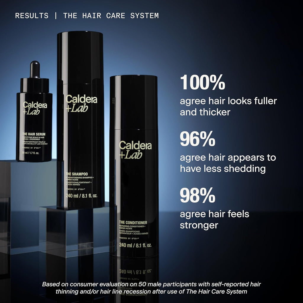 Caldera + Lab The Conditioner | Men's Moisturizing Hair Conditioner, Hydrating & Nourishing for Soft, Shiny Hair, Dermatologically Tested - All Hair Types