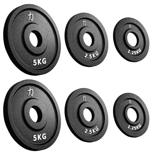 Strength Shop Gusseisen Hantelscheiben: Robuste 50mm Gewichtsscheiben für Langhantel ✨