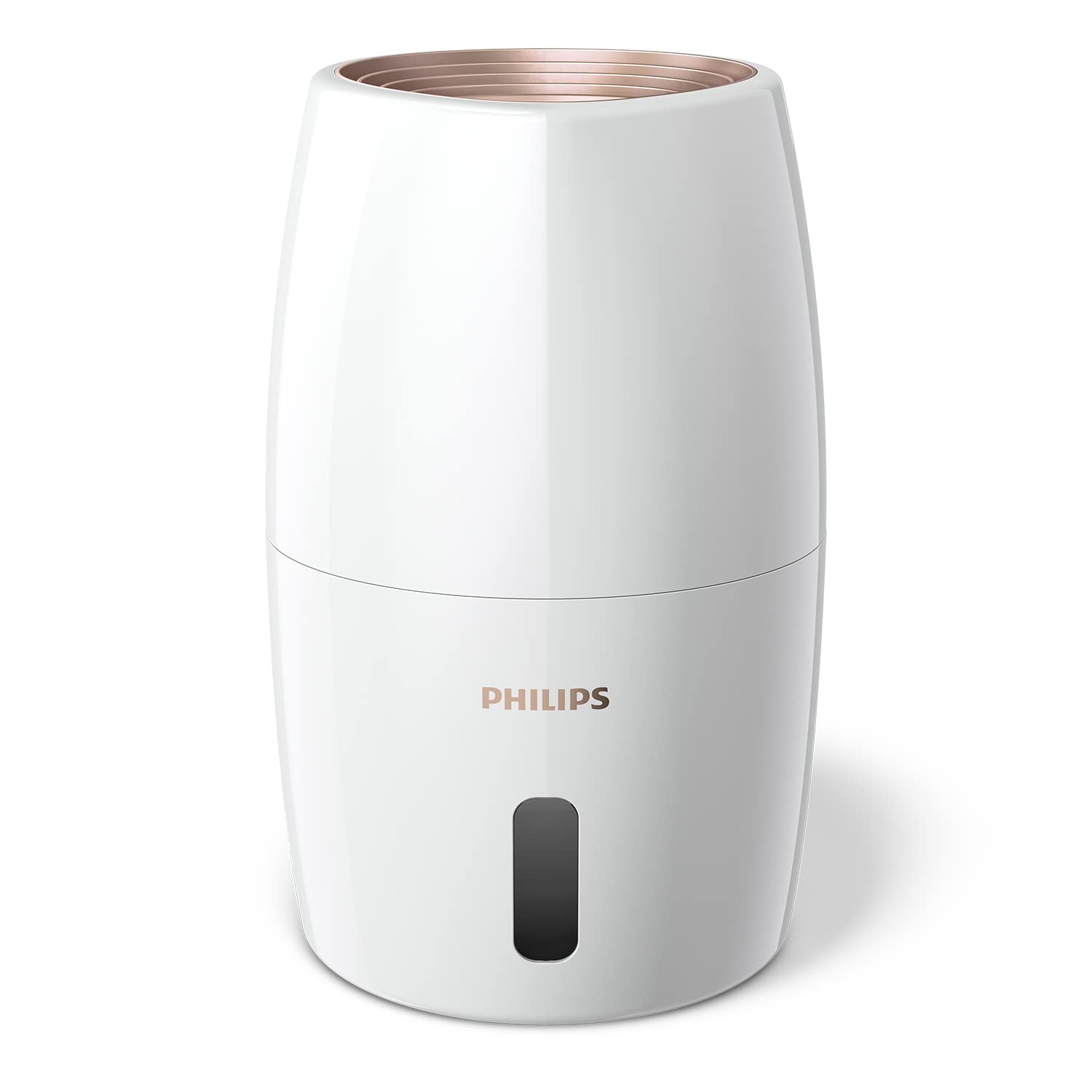 Philips HU2718/10 2000 Series Luftbefeuchter 2L – NanoCloud, 200ml/h, 32m², 3 Stufen, 15h, Schwarz/Kupfer