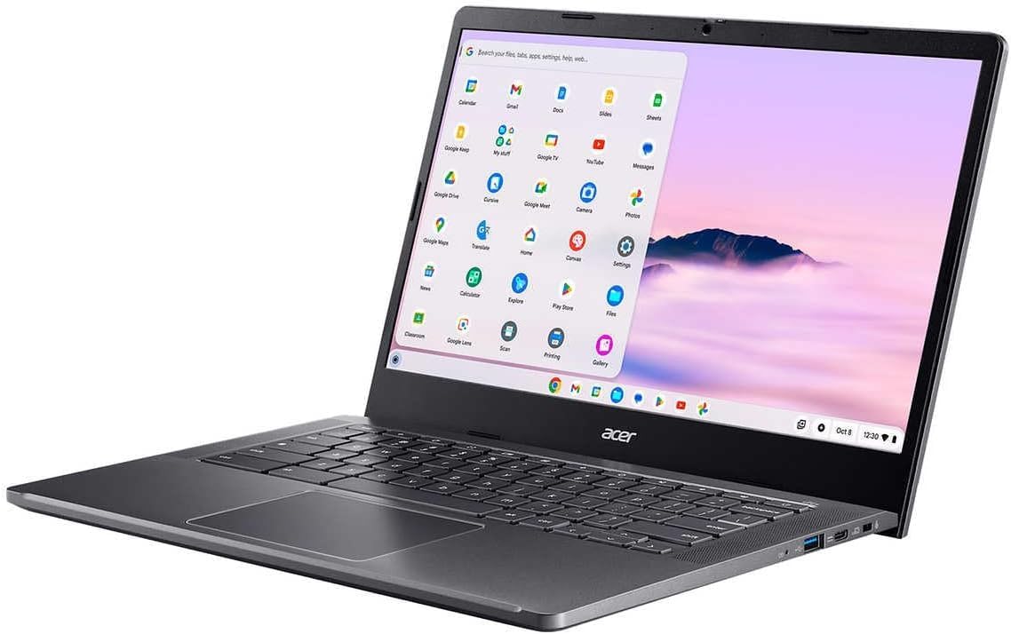 acer 2024 Chromebook Plus 514 Touchscreen Laptop, Intel 8-Core i3-N305, 8GB LPDDR5, 512GB SSD, 14" FHD IPS Touch Display, Wi-Fi 6E, FHD 1080P Webcam(Renewed)