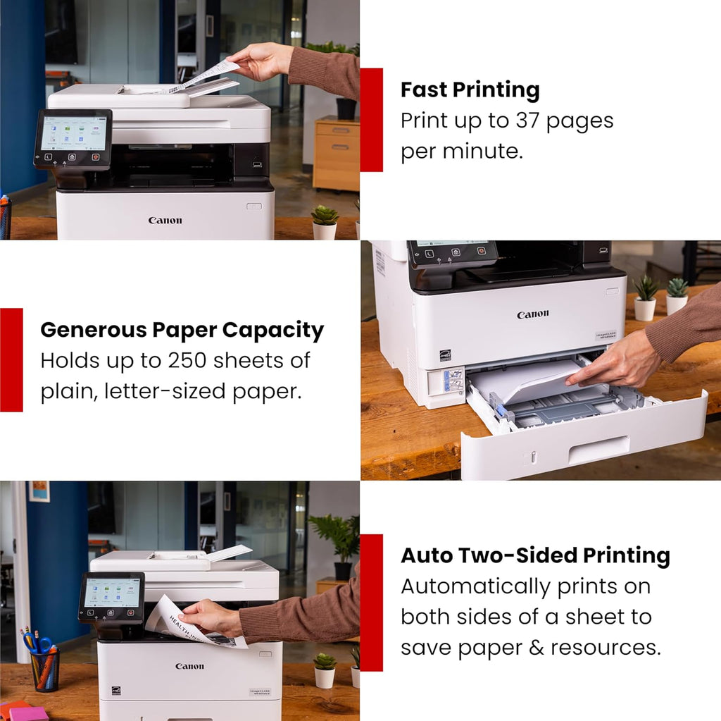 Canon imageCLASS MF462dw II - Monochrome Wireless Duplex Laser Printer with Print, Copy, Scan, Fax, Expandable Paper Capacity and 3 Year Limited Warranty, 37 PPM