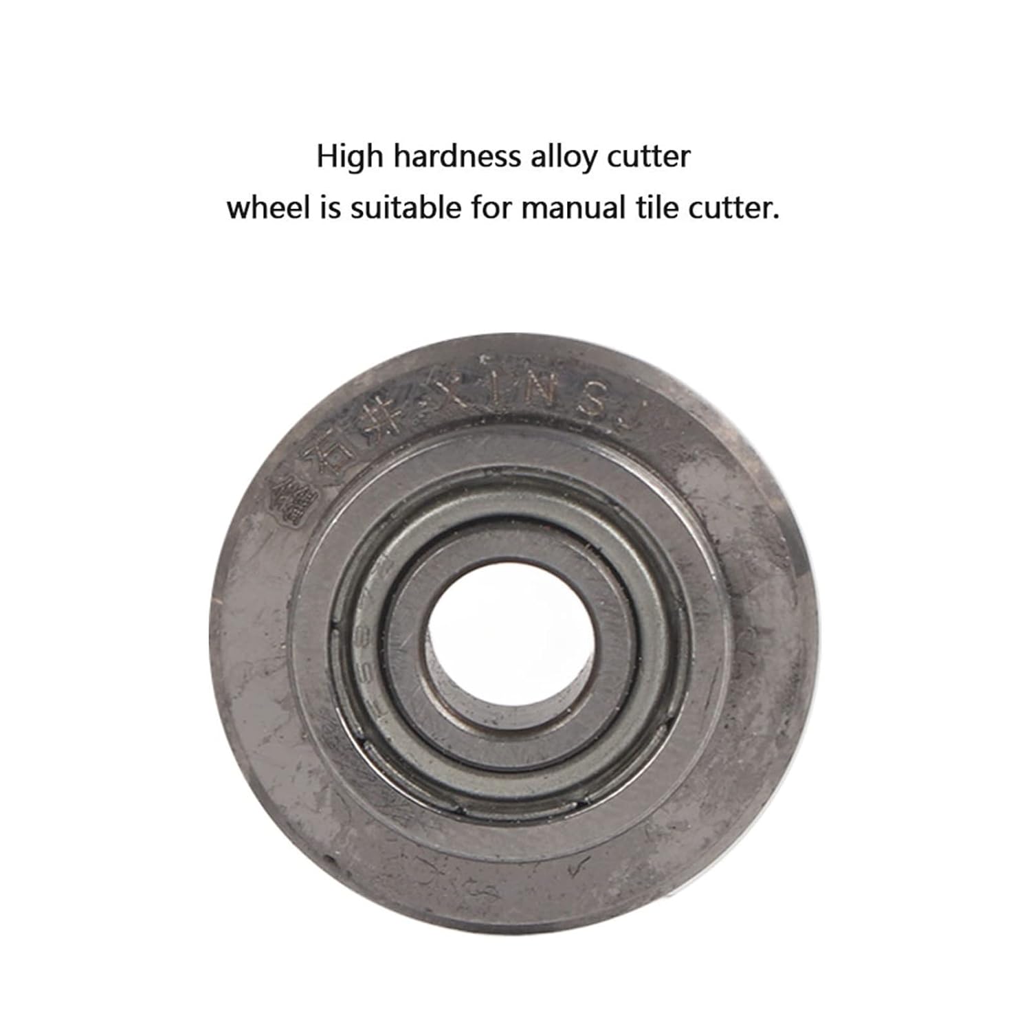 Tile Cutter Wheel, High Hardness Alloy Replacement Accessory for Straight and Angle Cutting, Suitable for Polished Tiles and Glass