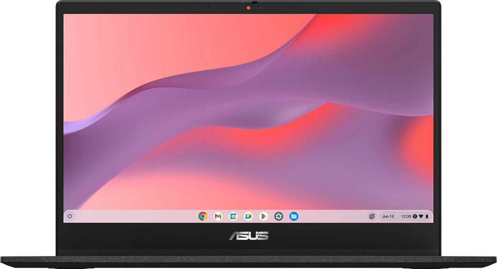 ASUS Chromebook 14" FHD Laptop - MediaTek Kompanio 520, 4GB RAM, 64GB eMMC, Chrome OS (with Microfiber Cloth) - Gravity Grey (CM1402CM2A-M8186)