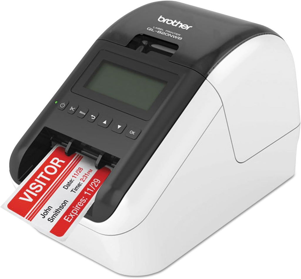 Brother QL-820NWB Professional, Ultra Flexible Monochrome Label Printer with Multiple Connectivity options