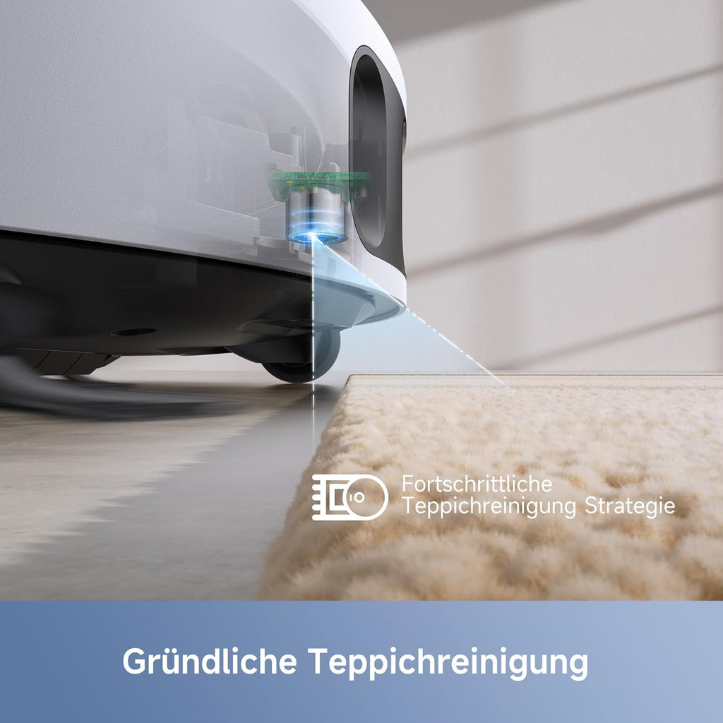 Mova E30 Ultra, 7.000Pa, Selbstreinigung, 10,5 mm Hebemopp, Teppicherkennung