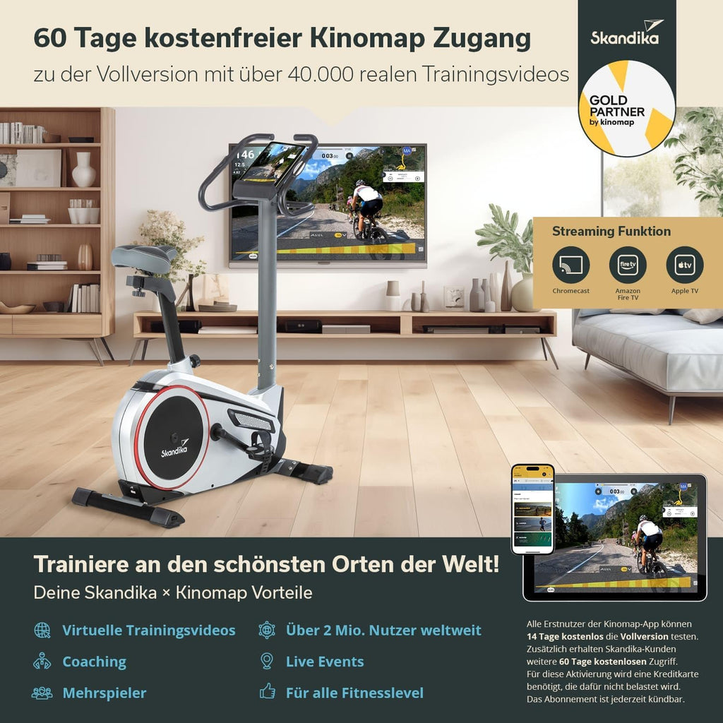 Skandika Morpheus: Ergometer mit 12 kg Schwungmasse✨