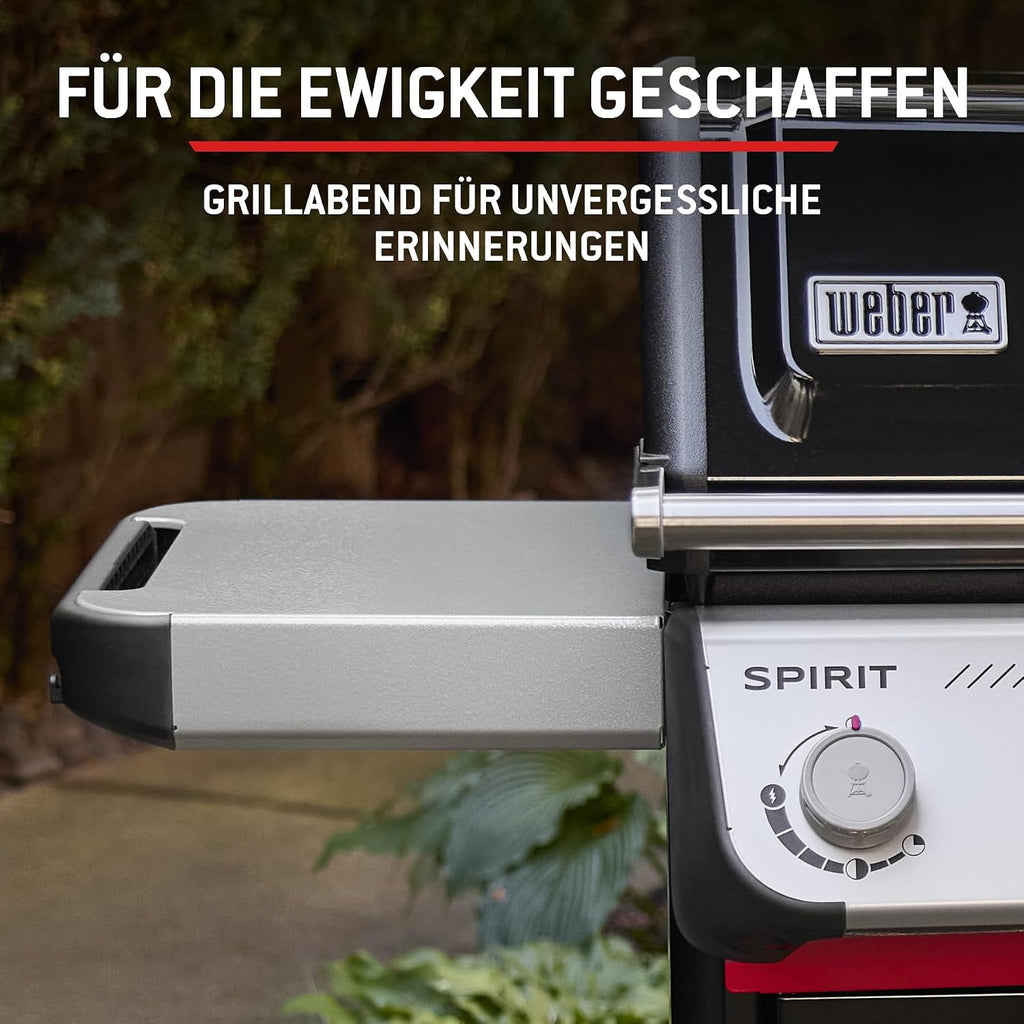Weber Spirit E-310 Gasgrill 2025, 3 Brenner, 2346 cm², Gusseisen, Snap-Jet Zündung, Schwarz