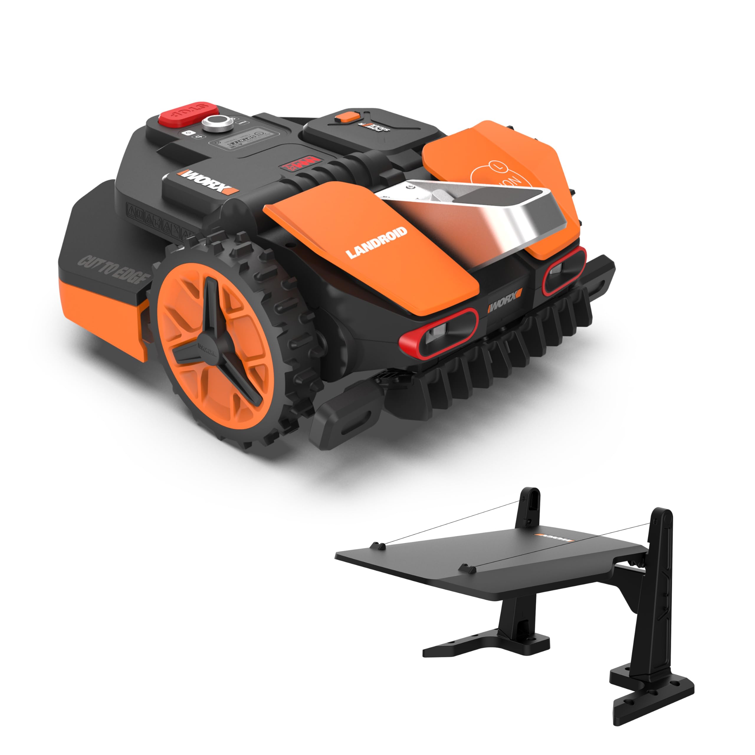WORX Vision L1600 Mähroboter 1600 m² ohne Kabel, KI & Igelschutz