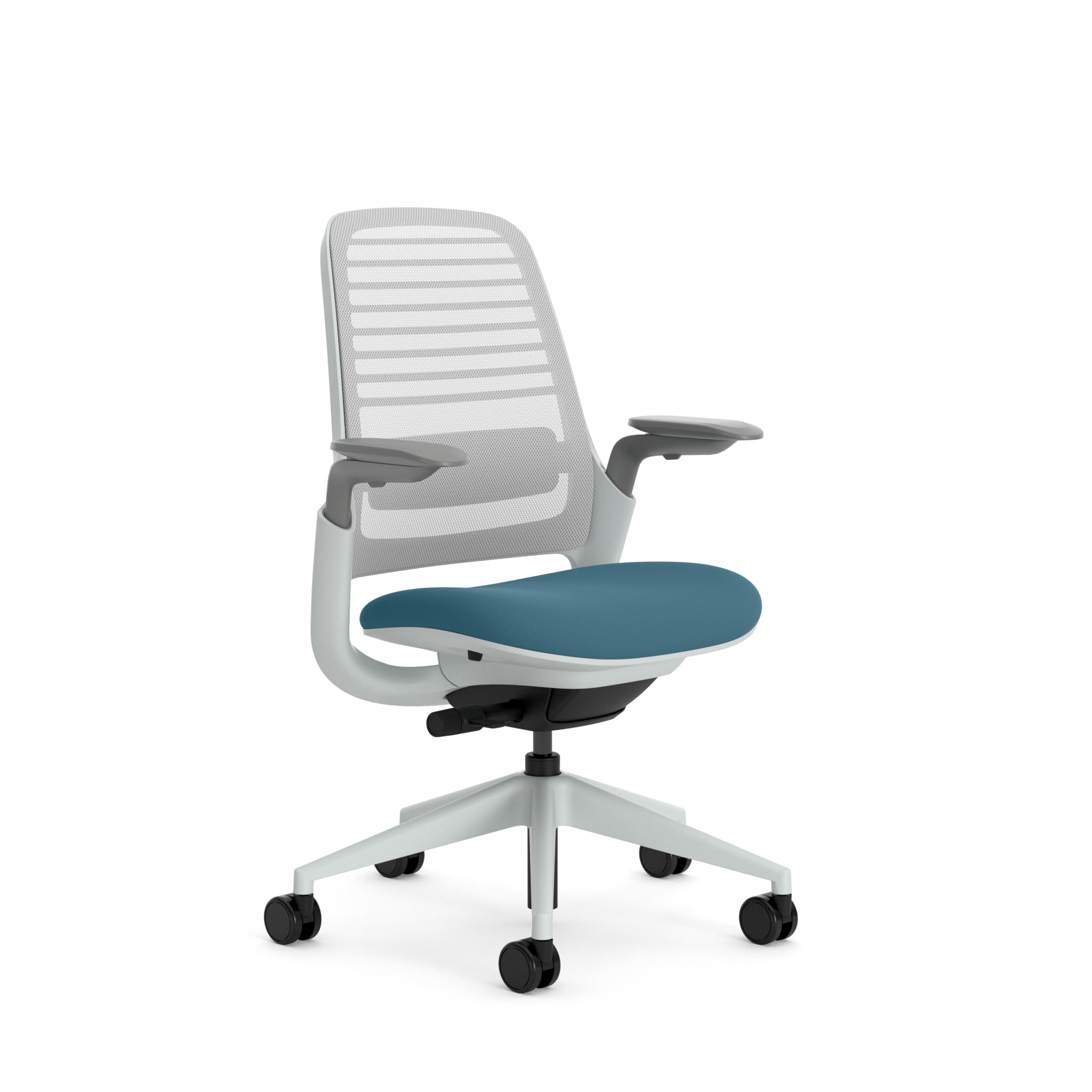 Steelcase Series 1 Bürostuhl, Mesh-Rückenlehne, Ergonomisch, Lordosenstütze, Truffle