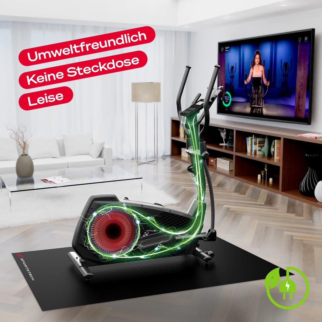 Sportstech CX2: Crosstrainer mit App, 27 kg Schwungmasse & Generator ✨