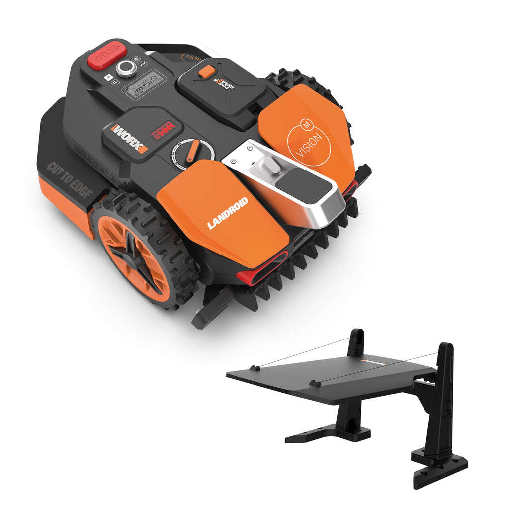 WORX Vision M800 Mähroboter 800 m² ohne Kabel, KI & Igelschutz