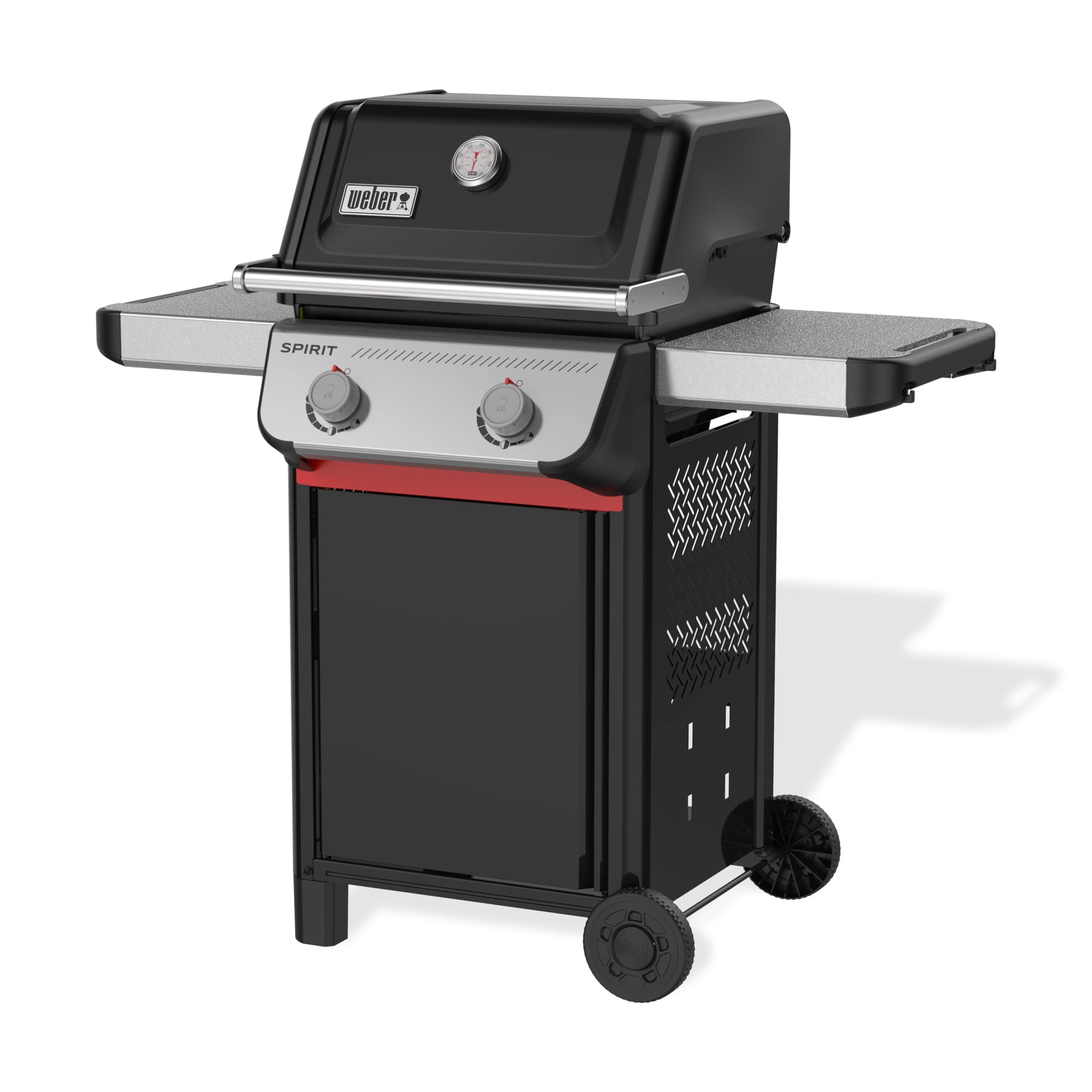Weber Spirit E-310 Gasgrill 2025, 3 Brenner, 2346 cm², Gusseisen, Snap-Jet Zündung, Schwarz
